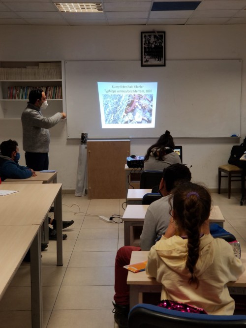 Doç. Dr. Nazım Kaşot hocamız ile Kıbrıs&#039;taki yılan türlerini inceledik